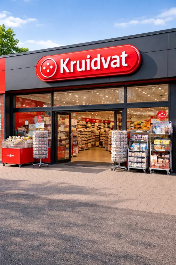 Realistische winkelfoto zonder tekst