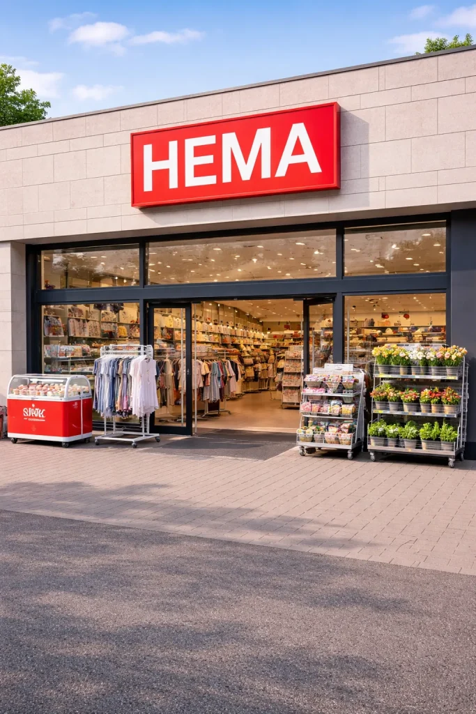 Realistische winkelfoto zonder tekst