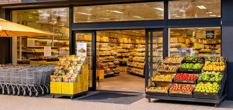 Website index Realistische winkelfoto zonder tekst