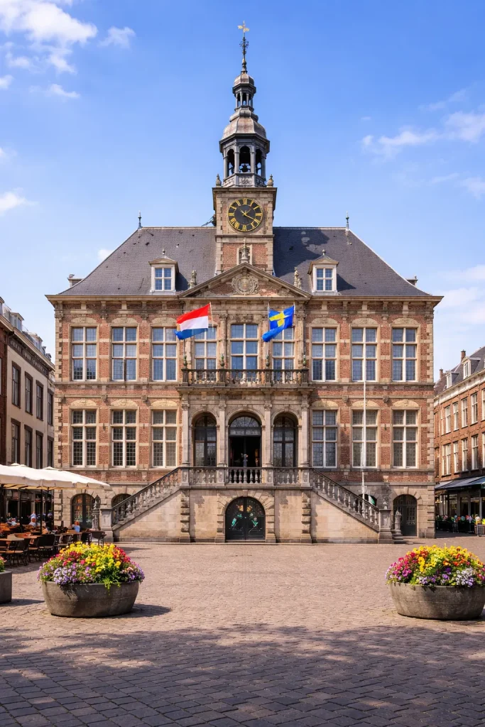 Realistische foto van het stadhuis